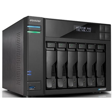 GUNMANSA Asustor Lockerstor 6 Gen2 6 Bay NAS No Hard Drive