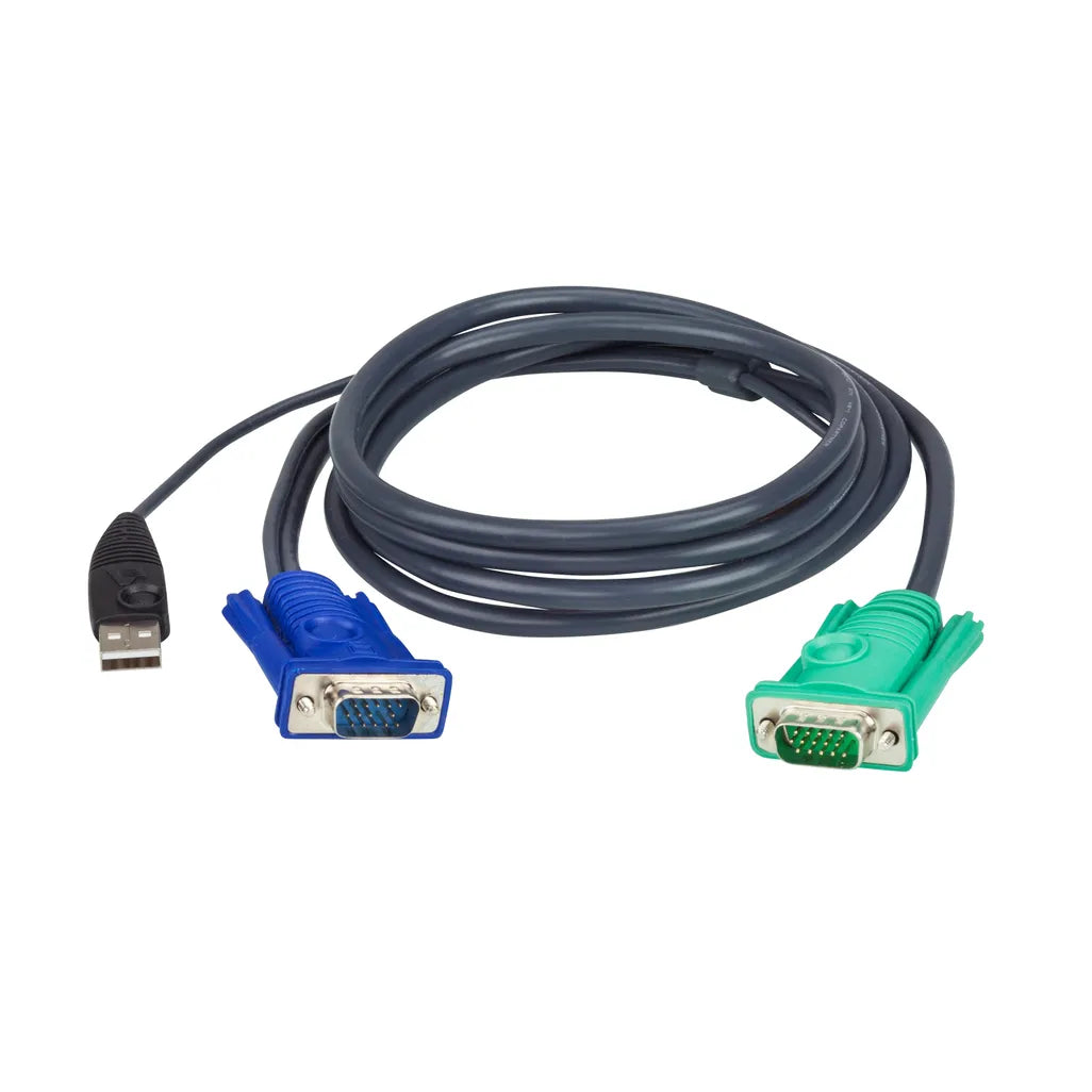 GUNMANSA ATEN 3M USB KVM Cable with 3 in 1 SPHD