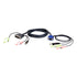 GUNMANSA ATEN 3M USB VGA to DVI-A KVM Cable with Audio