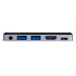 GUNMANSA ATEN Dock; USB-C 5-in-1 Travel Dock with Power Pass-Through - 1 x audio port; 2 x USB Type-A ports; 1 x HDMI; 1 x USB-C