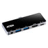 GUNMANSA ATEN Dock; USB-C 5-in-1 Travel Dock with Power Pass-Through - 1 x audio port; 2 x USB Type-A ports; 1 x HDMI; 1 x USB-C