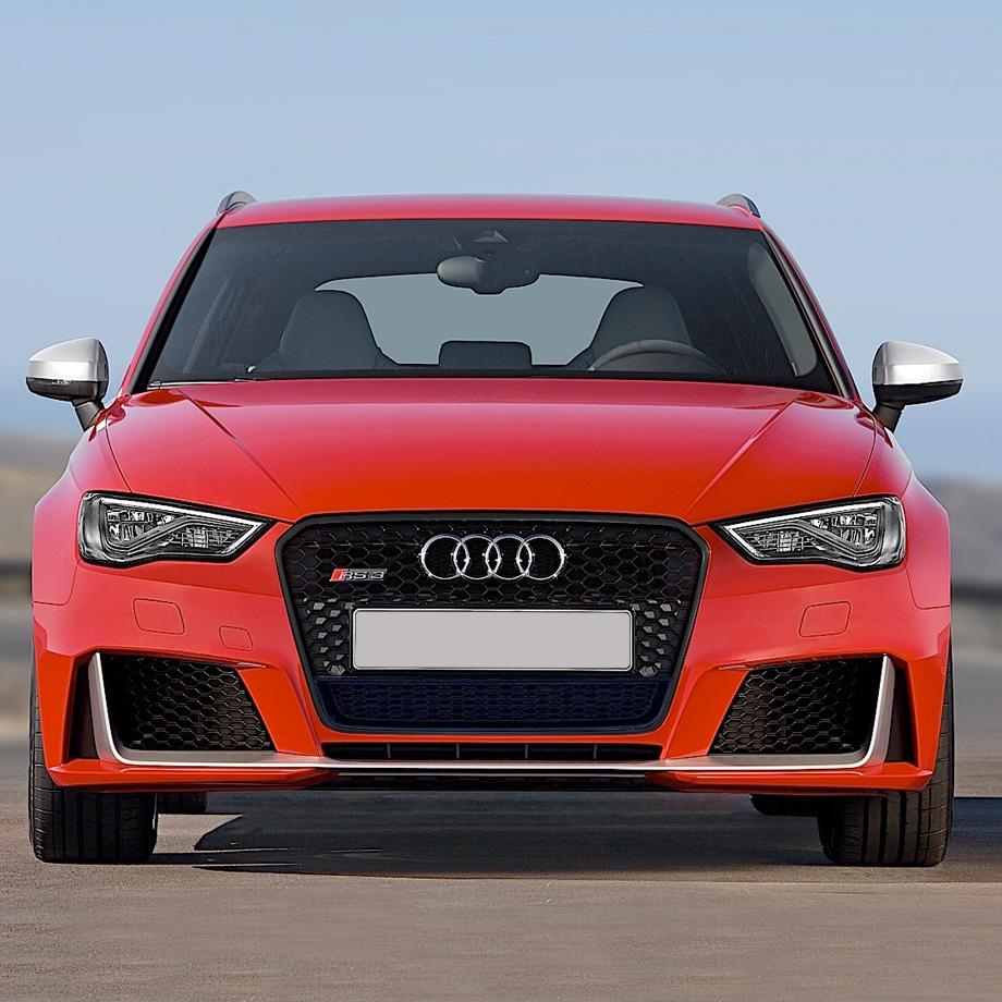 GUNMANSA Audi A3 8V RS3 Style Upgrade Plastic Front Bumper (14-17)