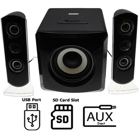 GUNMANSA AudioMate 2 Channel and Subwoofer Stereo Speaker System