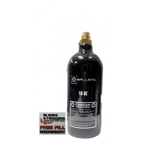 GUNMANSA Ballistic Co2 16 Oz With Pin Valve Attached
