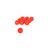 GUNMANSA Ballistic Self Defence Pepper Balls 0.50cal Pack of 10