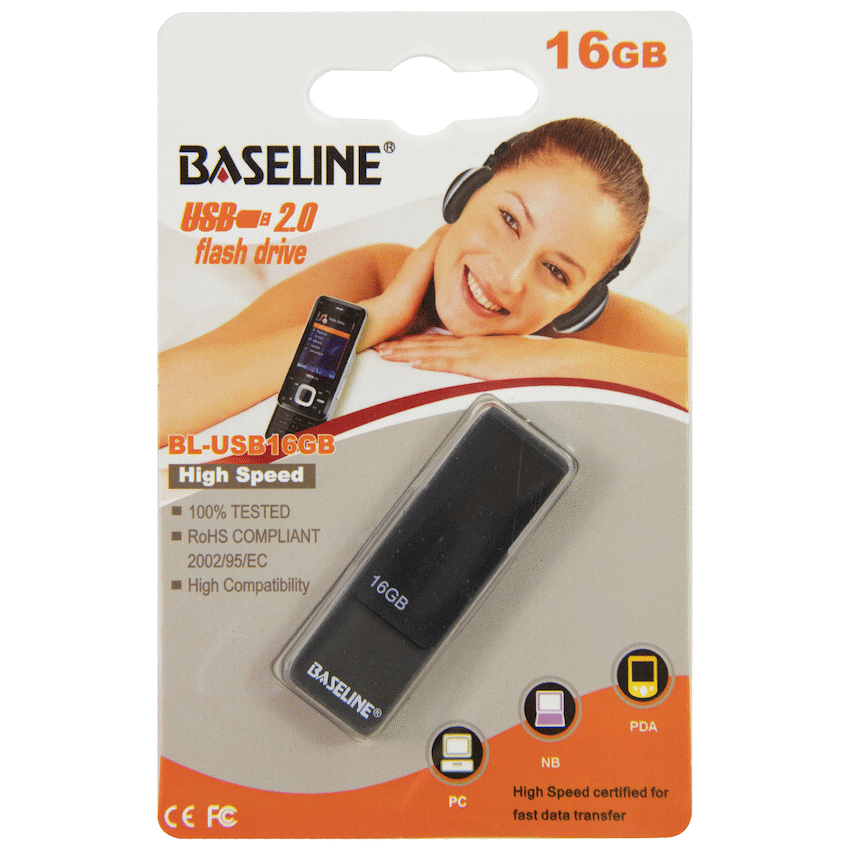 GUNMANSA Baseline 16GB USB 2.0 Flash Drive
