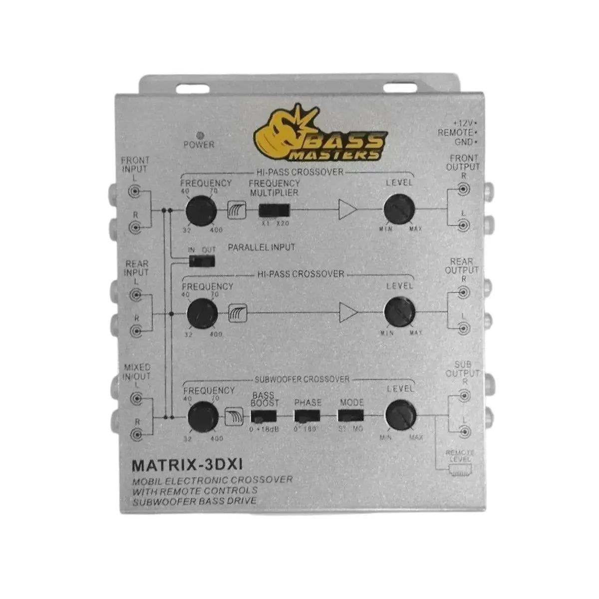 GUNMANSA Bass Masters Matrix 3 Way Electronic Crossover