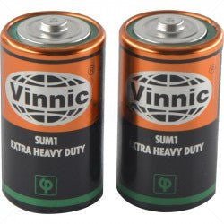 GUNMANSA Battery - 1.5V Size D Torch 61mm x 33mm PKCELL Per Each Part No: BA28