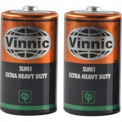 GUNMANSA Battery - 1.5V Size D Torch 61mm x 33mm PKCELL Per Each Part No: BA28