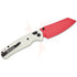 GUNMANSA BESTECH 10Cr15MoV RED PAINTED G10 WHITE HANDLE KNIFE – BMK06G