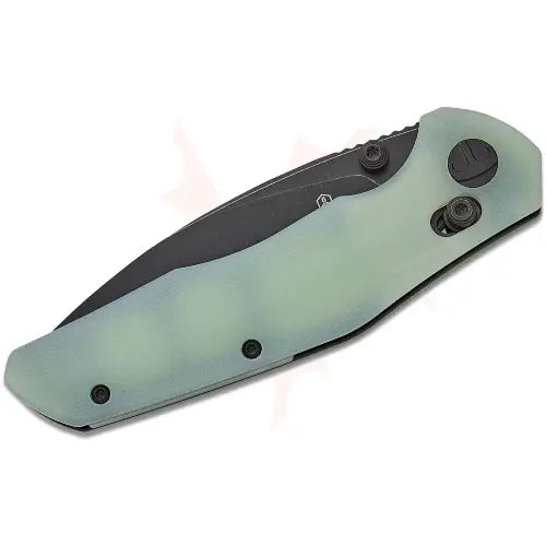 GUNMANSA BESTECH 14C28N SATIN G10 OD JADE HANDLE Knife – BMK02I