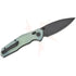 GUNMANSA BESTECH 14C28N SATIN G10 OD JADE HANDLE Knife – BMK02I