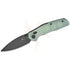 GUNMANSA BESTECH 14C28N SATIN G10 OD JADE HANDLE Knife – BMK02I