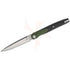 GUNMANSA BESTECH 14C28N SATIN STONEWASH G10 OD GREEN HANDLE - BMK14C