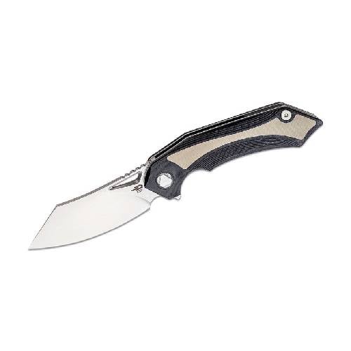 GUNMANSA BESTECH BG45B BLACK AND BEIGE KNIFE