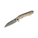 GUNMANSA BESTECH BT2001E Wibra Dark Grey Titanium Handle Knife