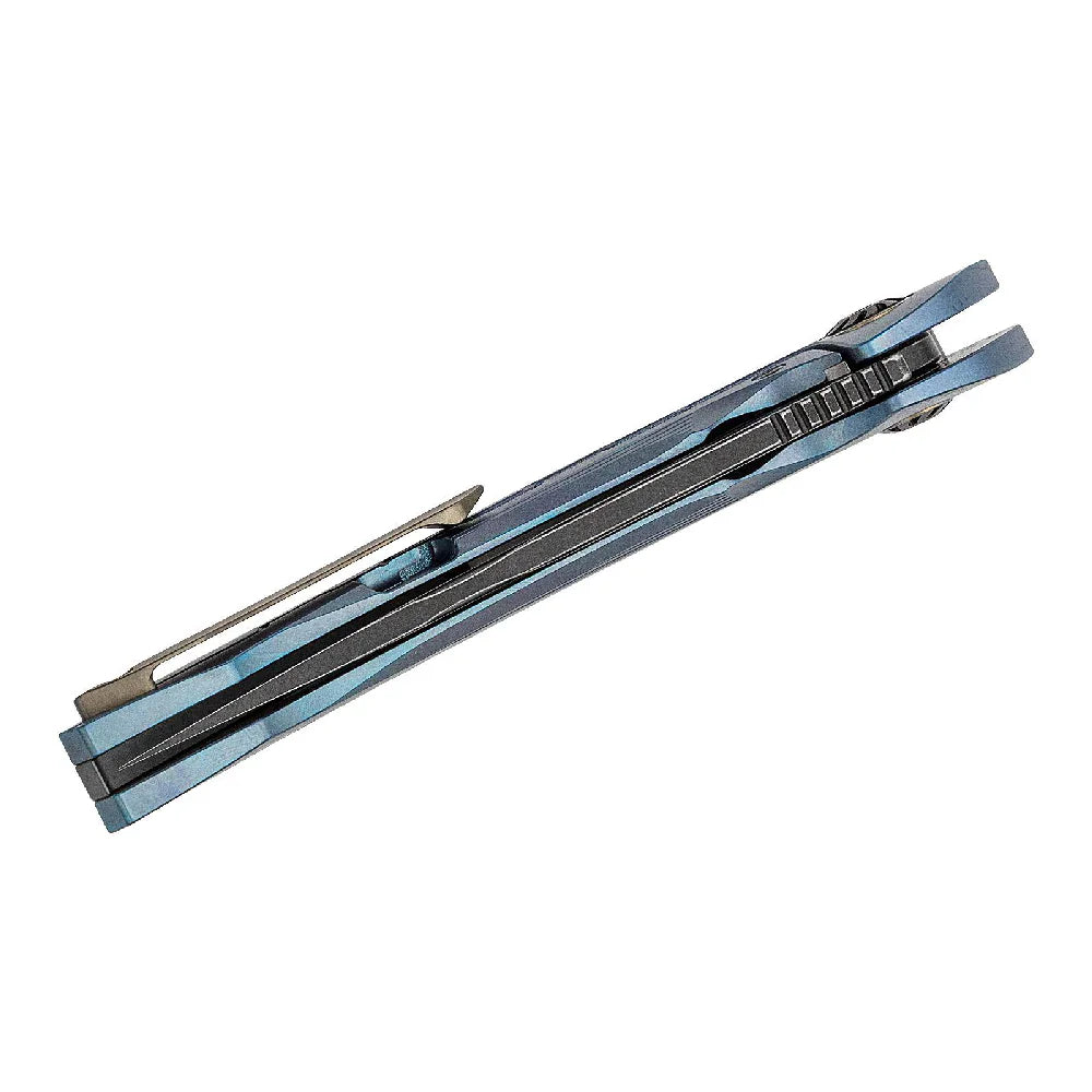 GUNMANSA BESTECH BT2002B Marukka Titanium Blue Handle