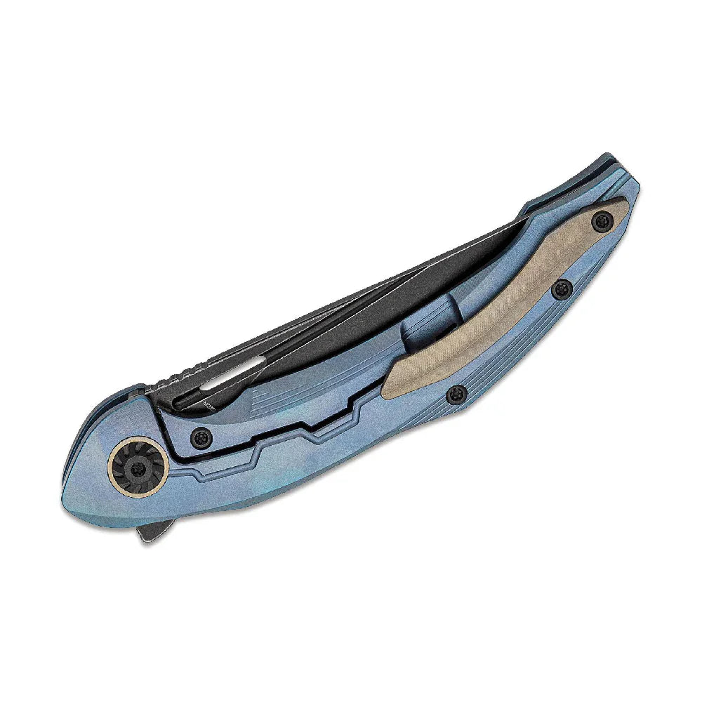 GUNMANSA BESTECH BT2002B Marukka Titanium Blue Handle