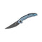 GUNMANSA BESTECH BT2002B Marukka Titanium Blue Handle Knife