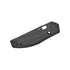 GUNMANSA BESTECH Button lock D2 BLACK PVD WITH CARBON FIBRE PATTERN G10 GREY HANDLE Knife – BMK12F-2