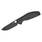 GUNMANSA BESTECH Button lock D2 BLACK PVD WITH CARBON FIBRE PATTERN G10 GREY HANDLE Knife – BMK12F-2