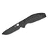 GUNMANSA BESTECH Button lock D2 BLACK PVD WITH CARBON FIBRE PATTERN G10 GREY HANDLE Knife – BMK12F-2