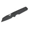 GUNMANSA BESTECH D2 BLACK PVD WITH CARBON FIBRE PATTERN BLACK HANDLE KNIFE – BMK11E