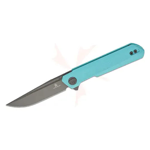 GUNMANSA BESTECH D2 GREY TITANIZED G10 TIFFANY BLUE HANDLE KNIFE – BMK08E