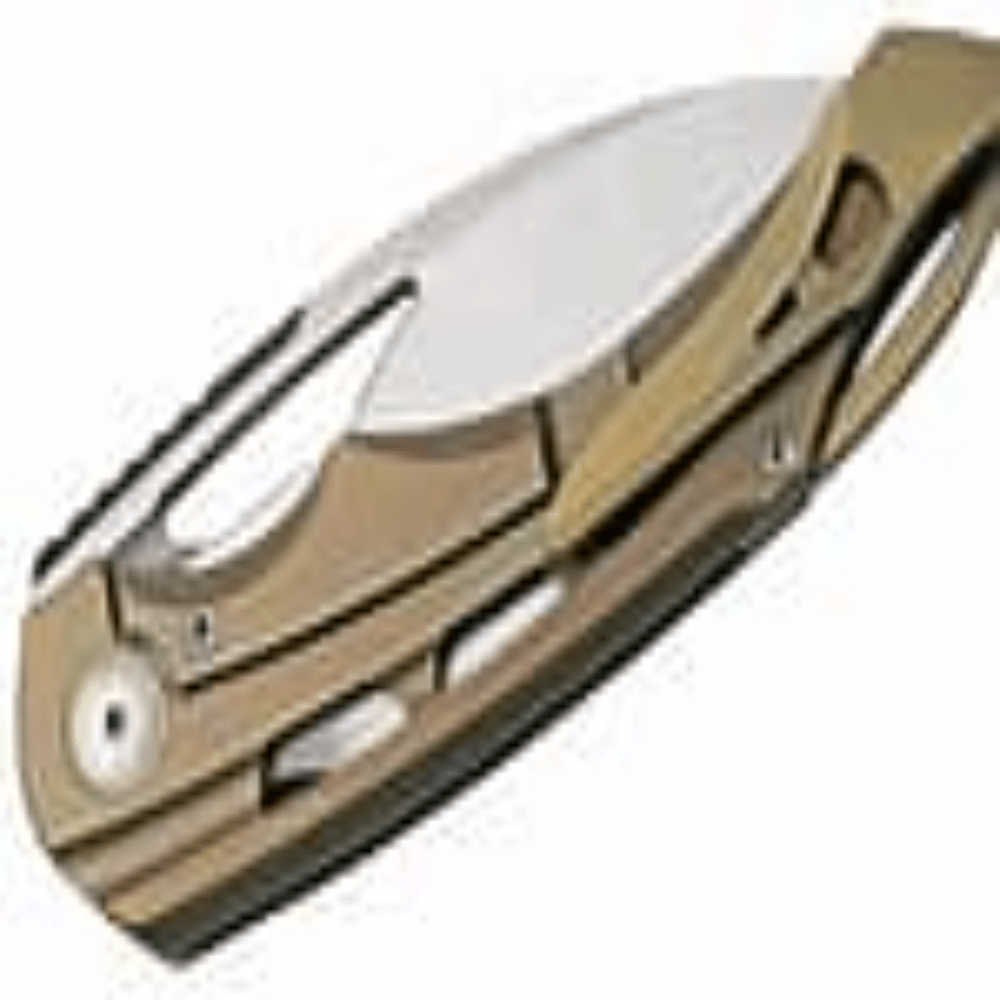 GUNMANSA BESTECH Fairchild Titanium Gold Knife– BT2202D