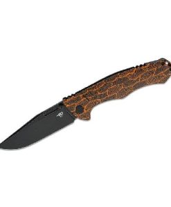 GUNMANSA BESTECH Keen II Black and Green Damascus Folding Knife - BT2301F