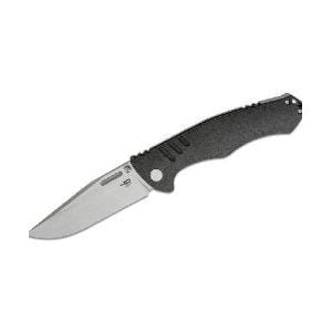 GUNMANSA BESTECH Keen II Marble Carbon Fibre Folding Knife - BT2301B