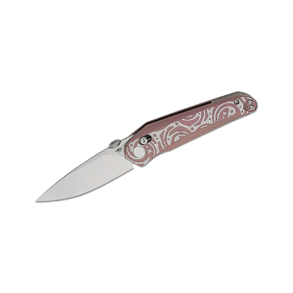 GUNMANSA BESTECH MOTHUS PATTERNED FOLDING KNIFE- BT2206D