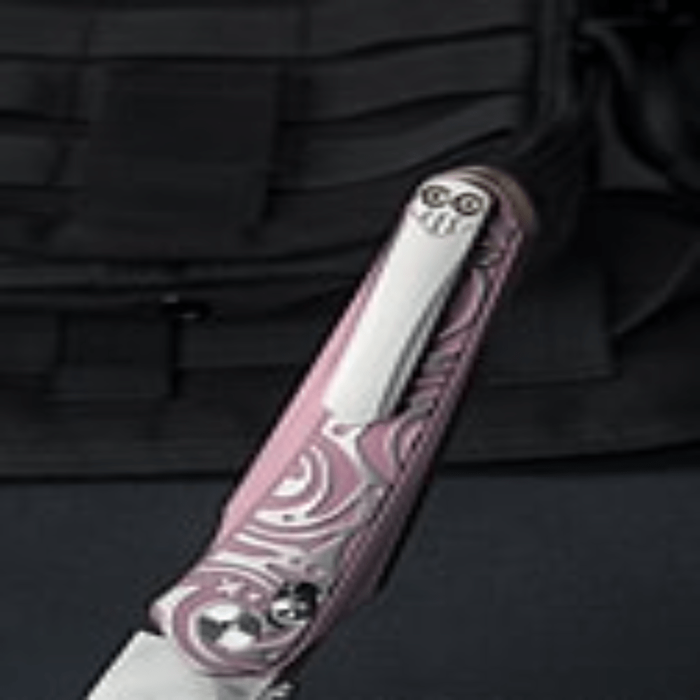 GUNMANSA BESTECH MOTHUS PATTERNED FOLDING KNIFE- BT2206D