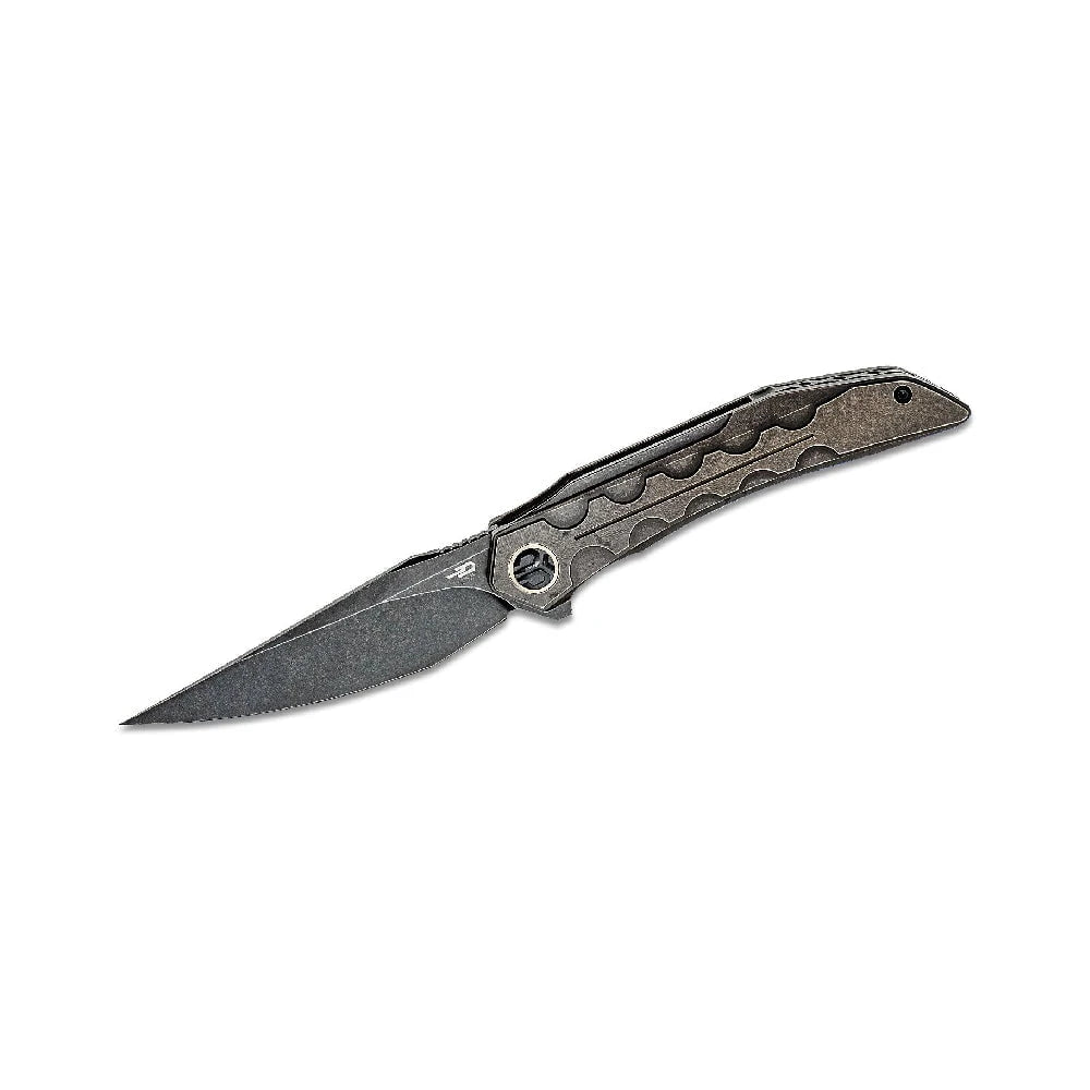 GUNMANSA BESTECH SAMARI BLACK FOLDING KNIFE- BT2009B