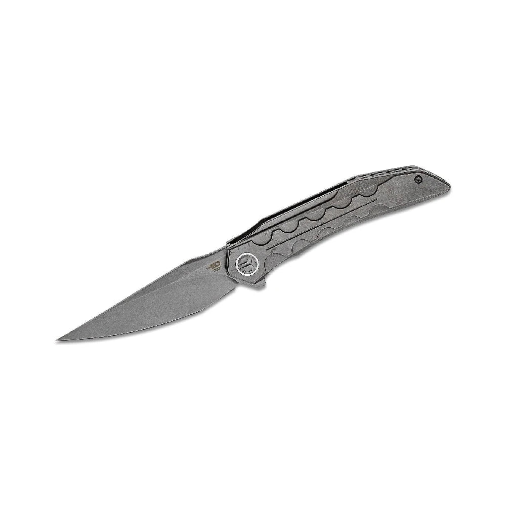 GUNMANSA BESTECH SAMARI GREY FOLDING KNIFE- BT2009A