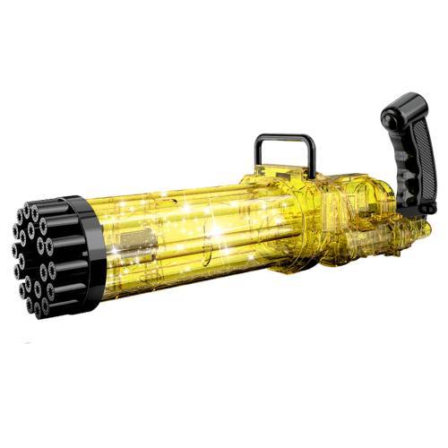 GUNMANSA BG01 BUBBLE GATLING GUN WITH LIGHT 35CM - ASSORTED