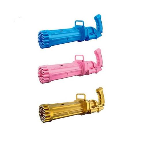 GUNMANSA BG04 BUBBLE GATLING GUN GLITTER 35CM - ASSORTED