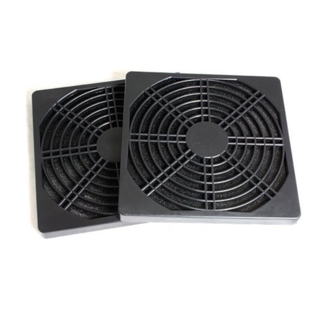 GUNMANSA Bgears Fan Filter 120mm Fan filter with easy removable cover and washable foam filter (2 pieces Pack)