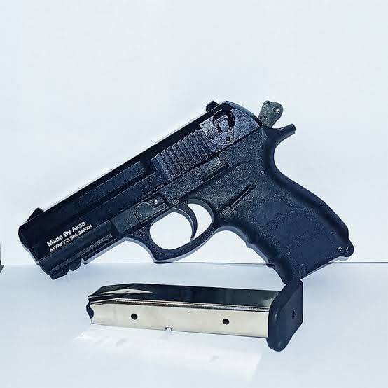 GUNMANSA BLANK GUN AKSA AK15-K8 Black Blank/Pepper Gun (Semi Auto|14+1|9mm PAK)