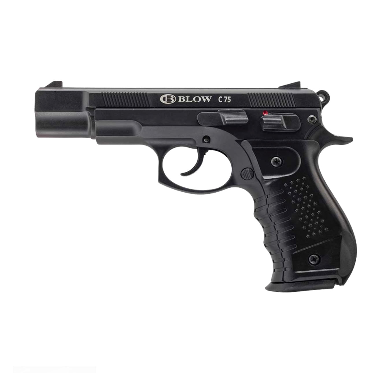 GUNMANSA BLANK GUN Blow CZ75 Black Blank/Pepper Gun (Semi Auto/17+1/9mm PAK) - GSA