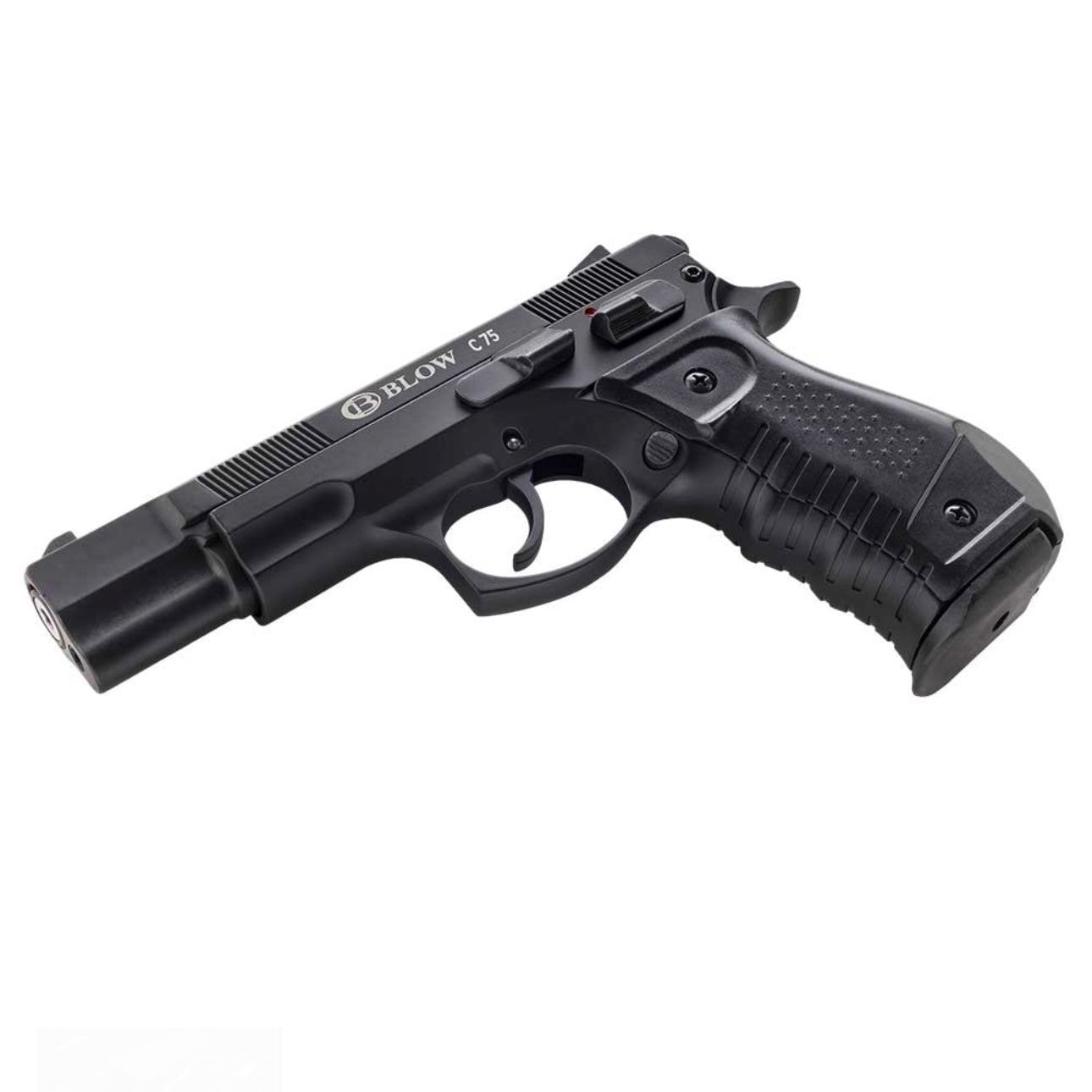 GUNMANSA BLANK GUN Blow CZ75 Black Blank/Pepper Gun (Semi Auto/17+1/9mm PAK) - GSA