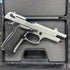 GUNMANSA BLANK GUN Blow F92 Mat Chrome Blank/Pepper Gun (Semi Auto|15+1|9mm PAK)