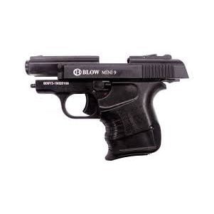 GUNMANSA BLANK GUN Blow Mini 9 Black Blank/Pepper Gun (Semi Auto|5+1|9mm PAK)