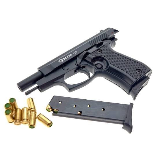 GUNMANSA BLANK GUN Blow P29 Black Blank/Pepper Gun (Semi Auto/7+1/9mm PAK)