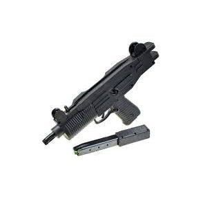 GUNMANSA BLANK GUN Blow Swat UZI Black Blank/Pepper Gun (Full-Semi Auto|26+1|9mm PAK|SMG)