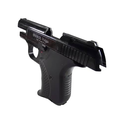 GUNMANSA BLANK GUN Ekol Volga Black Blank/Pepper Gun (Semi Auto|5+1|9mm PAK) - GSA