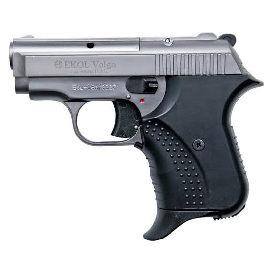 GUNMANSA BLANK GUN Ekol Volga Fumed Blank/Pepper Gun (Semi Auto|5+1|9mm PAK)