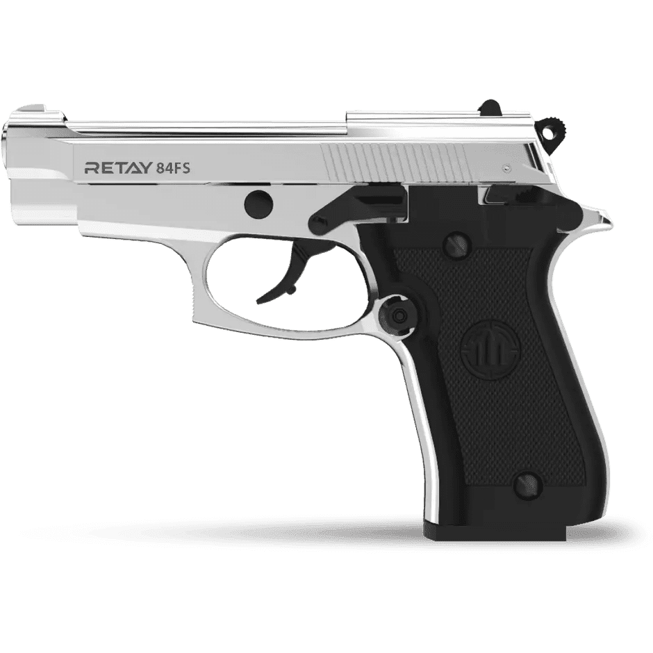 GUNMANSA BLANK GUN RETAY 84 FS MAT CHROME BLANK/PEPPER GUN