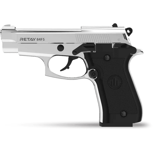 GUNMANSA BLANK GUN RETAY 84 FS MAT CHROME BLANK/PEPPER GUN