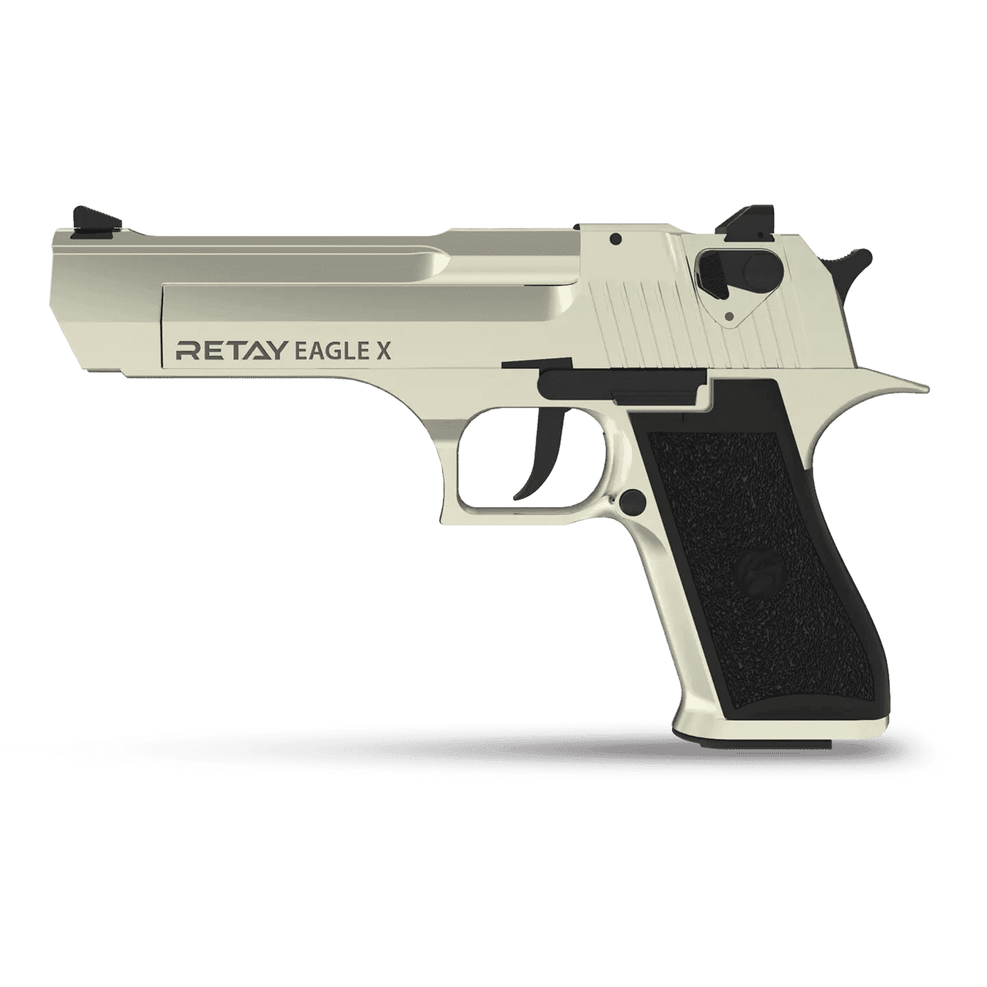 GUNMANSA BLANK GUN RETAY DESERT EAGLE MAT CHROME BLANK/PEPPER GUN